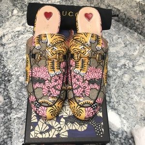 Gucci Women’s Princetown GG Canvas Mule